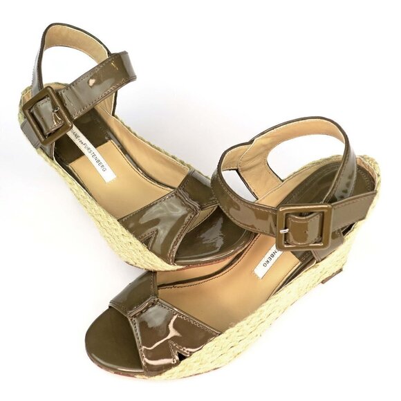 Diane von Furstenberg Sudan Espadrille Sandals 8M - Picture 3 of 6